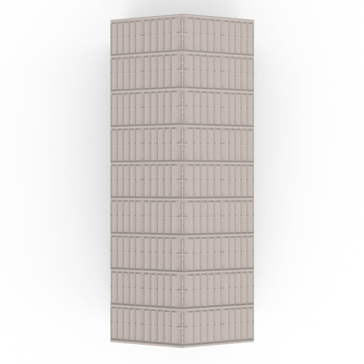 10.5×23 ft Vinyl Garage, Vinyl Storage Shed with Foundation, 2 Windows & Side Doors