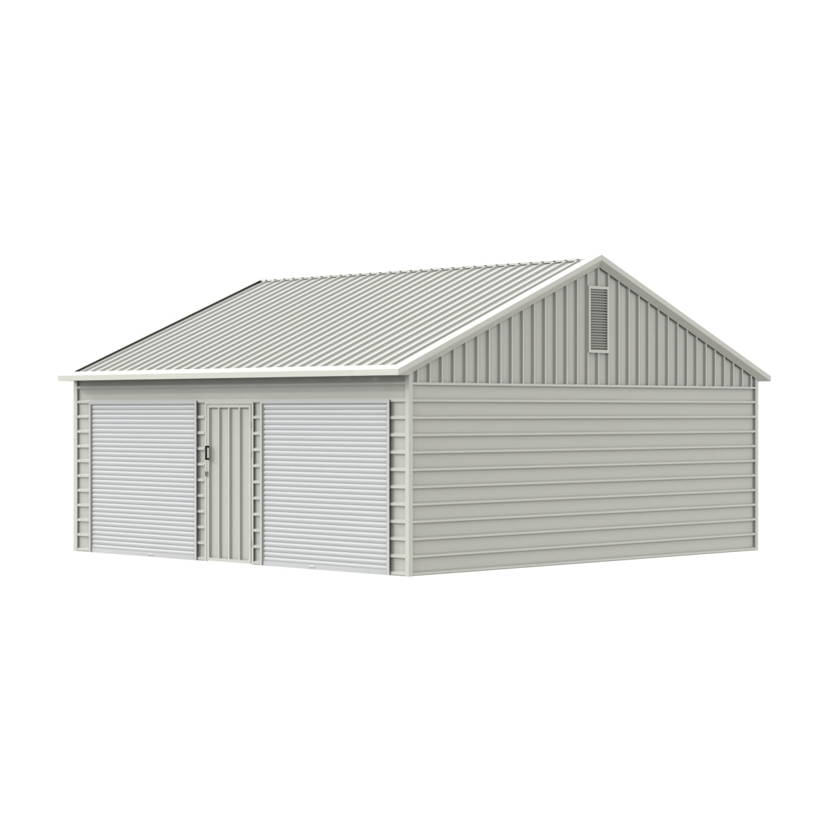 30' x 33' Double Garage Metal Shed with Side Entry Door