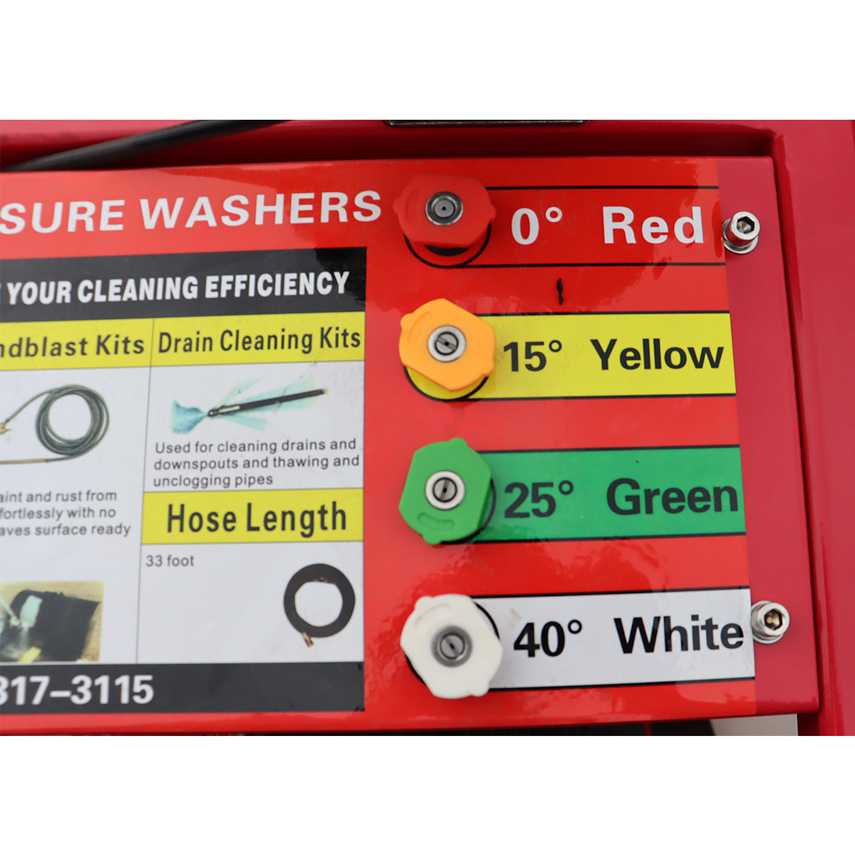 Greatbear Hot Water Pressure Washer with Water Tank