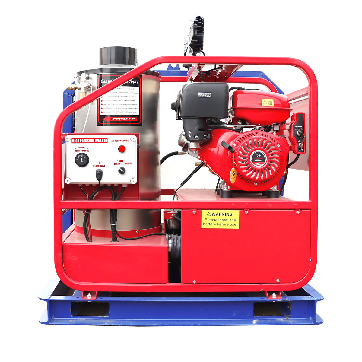 Greatbear Hot Water Pressure Washer with Water Tank