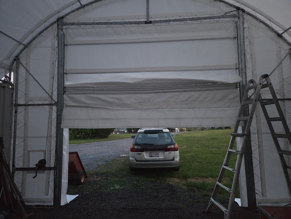 Front Panel with Winch door for W20' Container Shelter
