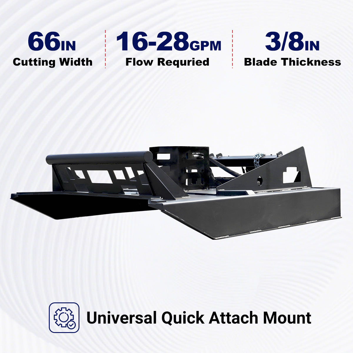 Greatbear Skid Steer 66'' Brush Cutter