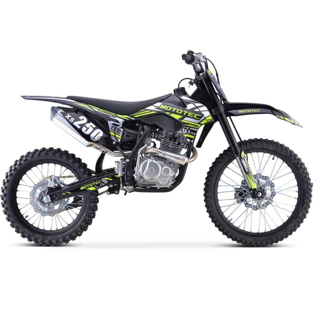 MotoTec | X5 250cc 4-Stroke Gas Dirt Bike