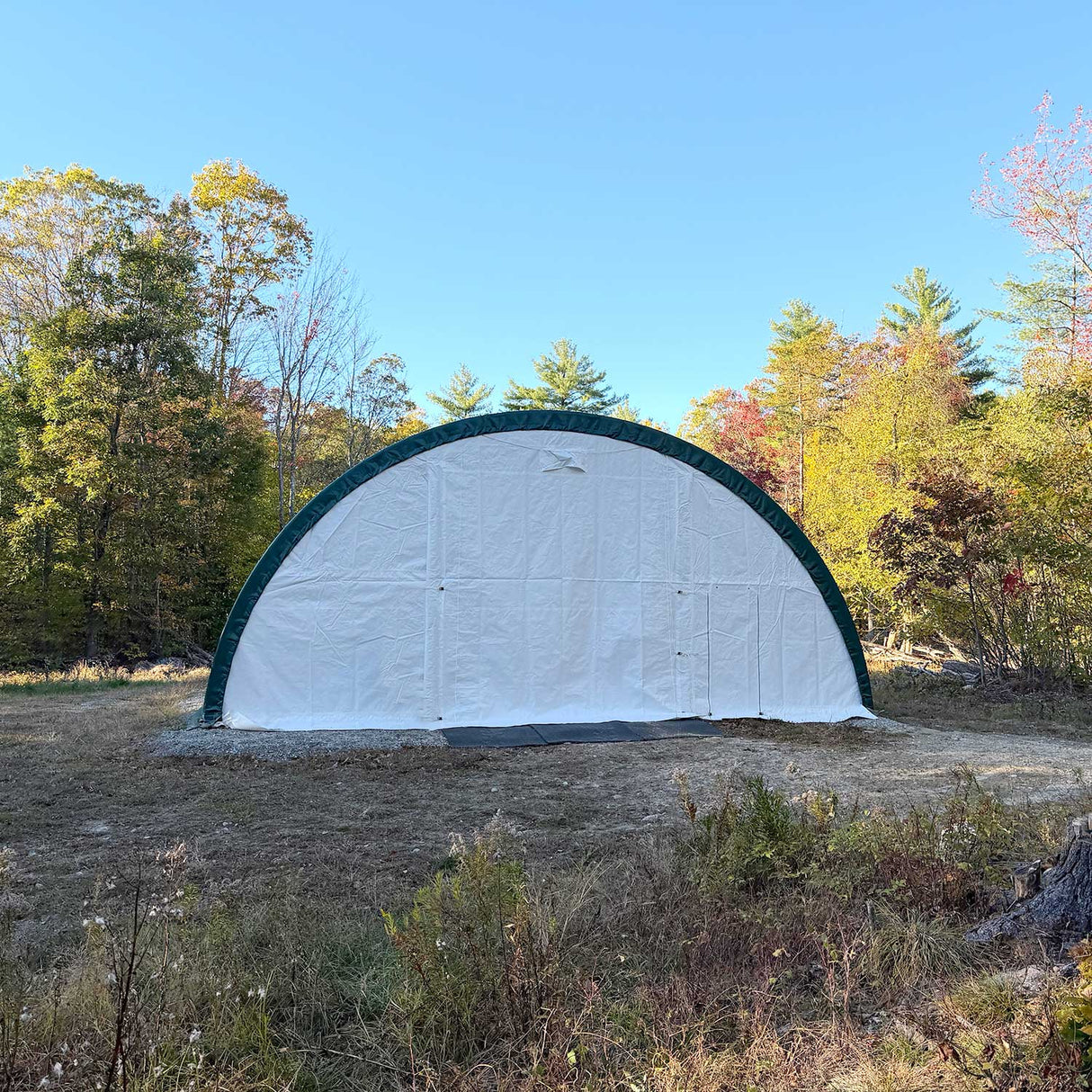 Single Truss Arch Storage Shelter W30'xL40'xH15'