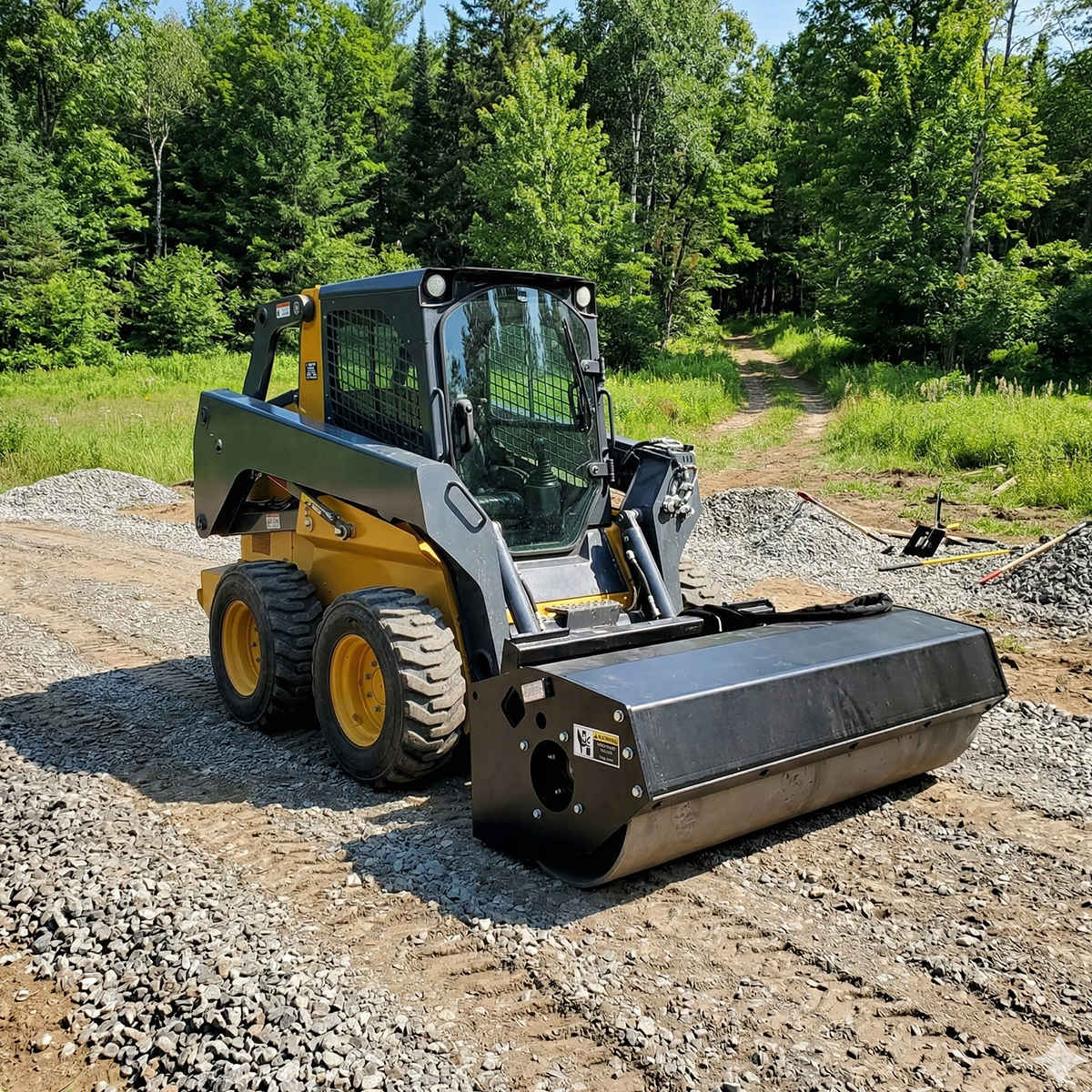 Greatbear Skid Steer 72'' Vibratory Roller