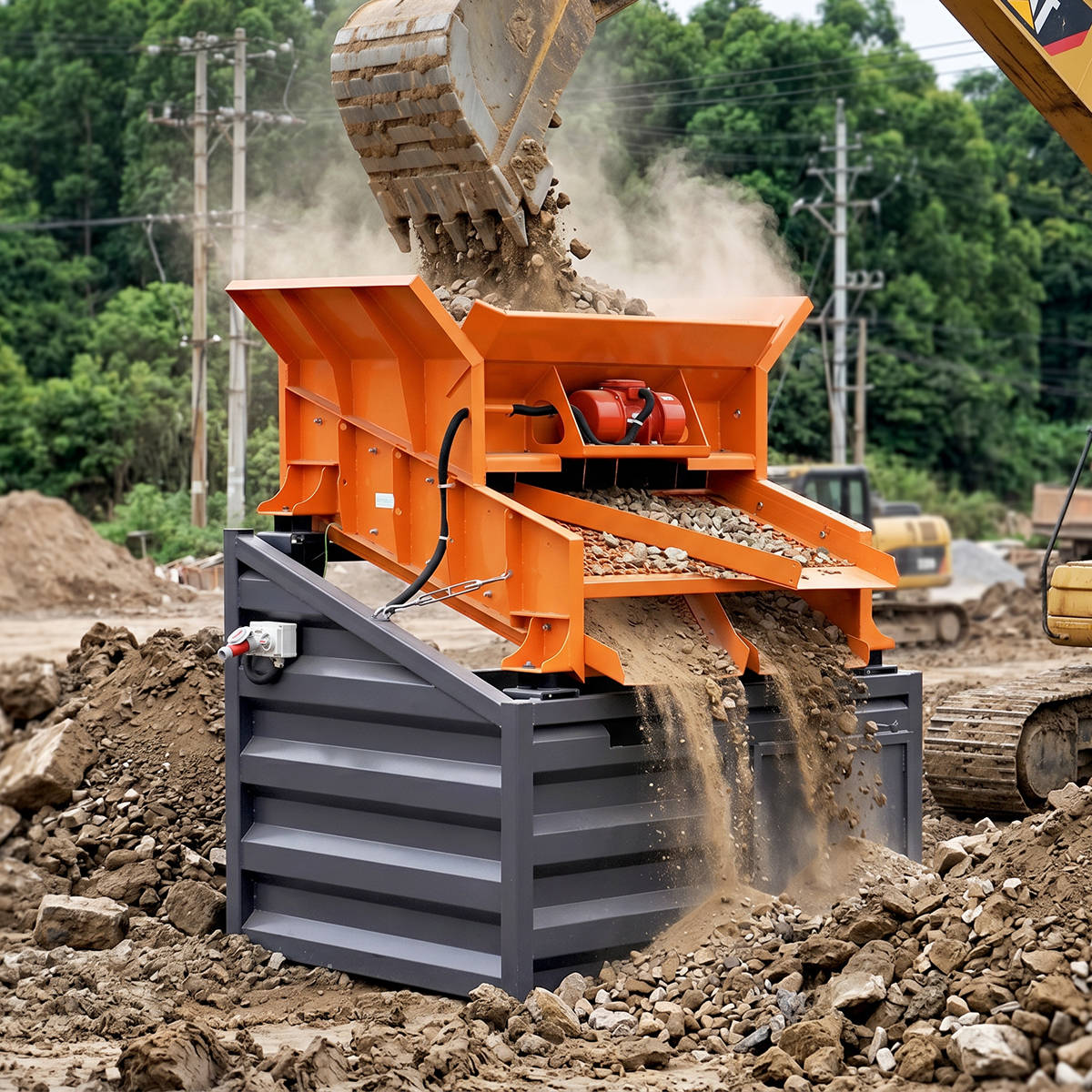 Greatbear Skid Steer Vibratory Screen