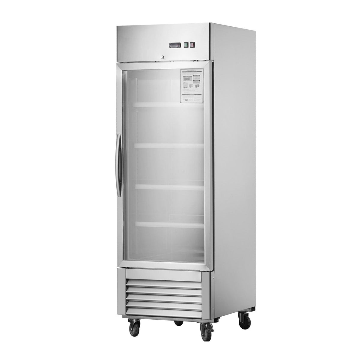 27"W Merchandiser Refrigerator Commercial Display Glass Door Refrigerator