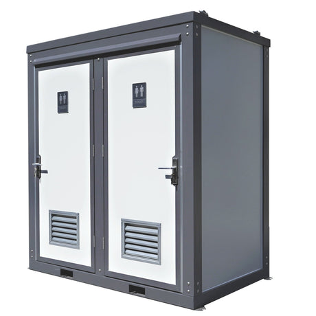 Bastone 2 Private Toilet Stalls Portable Restroom