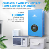SUNGOLD POWER 15000W 48V Split Phase Pure Sine Wave Inverter Charger