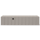 10.5x31 ft Vinyl Garage, Vinyl Storage Shed with Foundation, 2 Windows & Side Doors