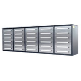 10ft Workbench Storage Cabinet with 30 Drawers