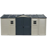 15×8 ft APEX PRO Storage Shed With Foundation Kit