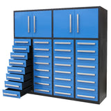 7ft Garage Storage Cabinet (32 Drawers & 2 Cabinets)