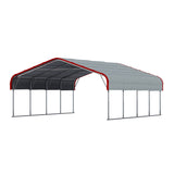 20x20 ft Outdoor Metal Carport