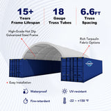 Fortified 20'x40' Double Truss Container Shelter