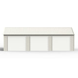 23' x 40' Three Car Garage Shed with Side Entry Door