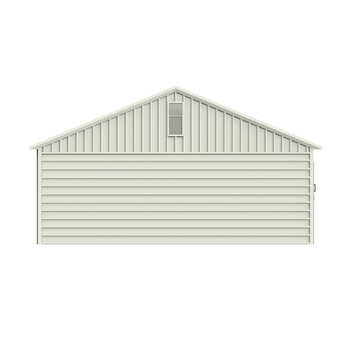 30' x 33' Double Garage Metal Shed with Side Entry Door