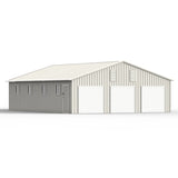 35' x 40' Three Car Garage Shed with Side Entry Door & Windows