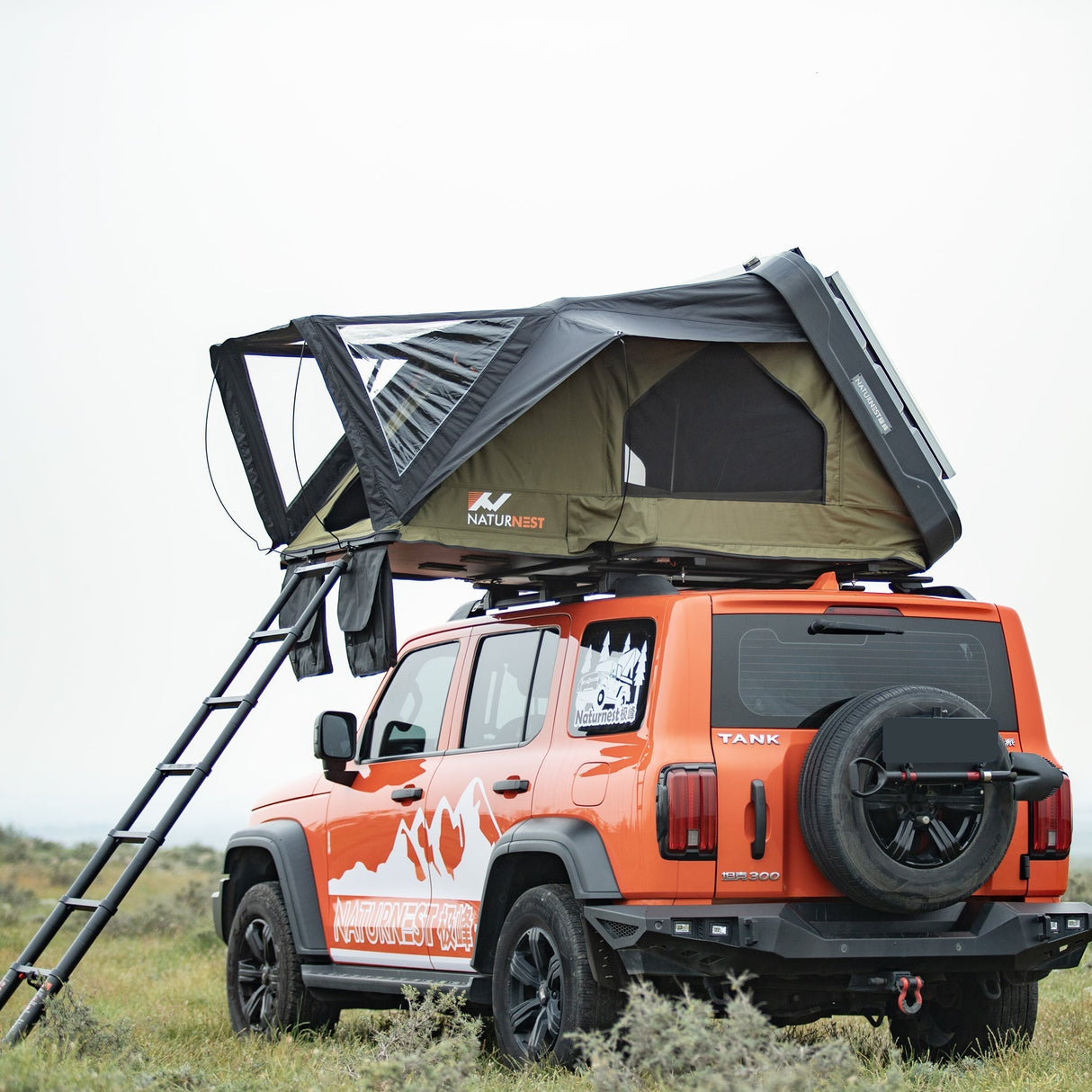 Naturnest  Sirius 1 Plus XXL Clamshell Rooftop Tent