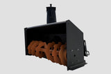 Greatbear Skid Steer 68'' Snow Blower attached