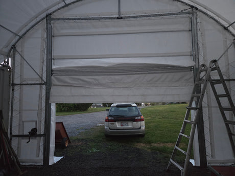 Front Panel with Winch door for W20' Container Shelter