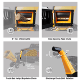 6" 15 HP 420cc Gas Powered Wood Chipper