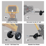 6" 15 HP 420cc Gas Powered Wood Chipper
