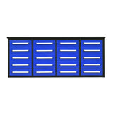 7ft Heavy Duty Garage Workbench Cabinet with 20 Drawers