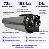 Greatbear Skid Steer 72'' Vibratory Roller