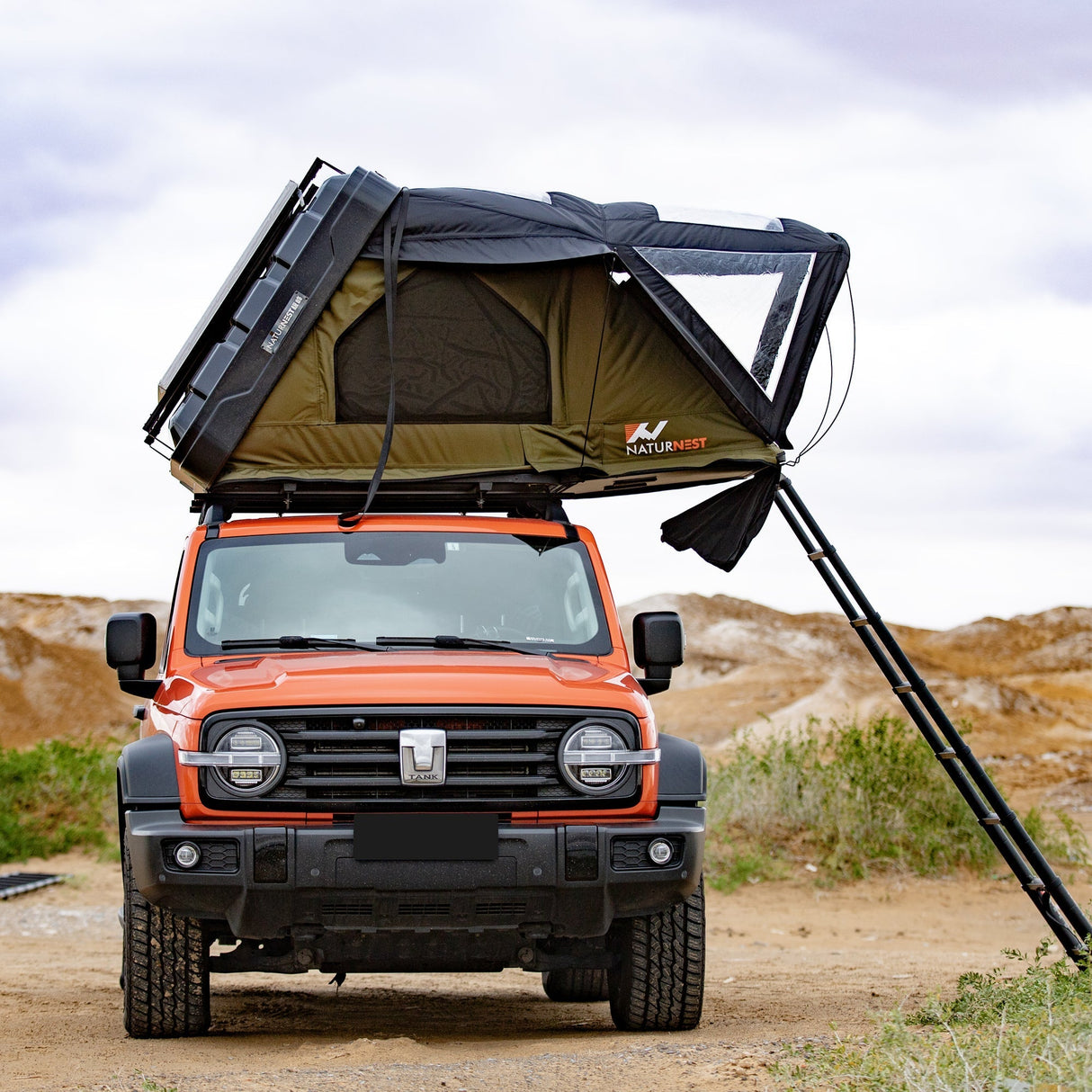 Naturnest  Sirius 1 Plus XXL Clamshell Rooftop Tent