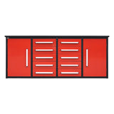 7ft Heavy Duty Workbench with 10 Drawers & 2 Cabinets