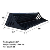 Greatbear Skid Steer Rock Bucket