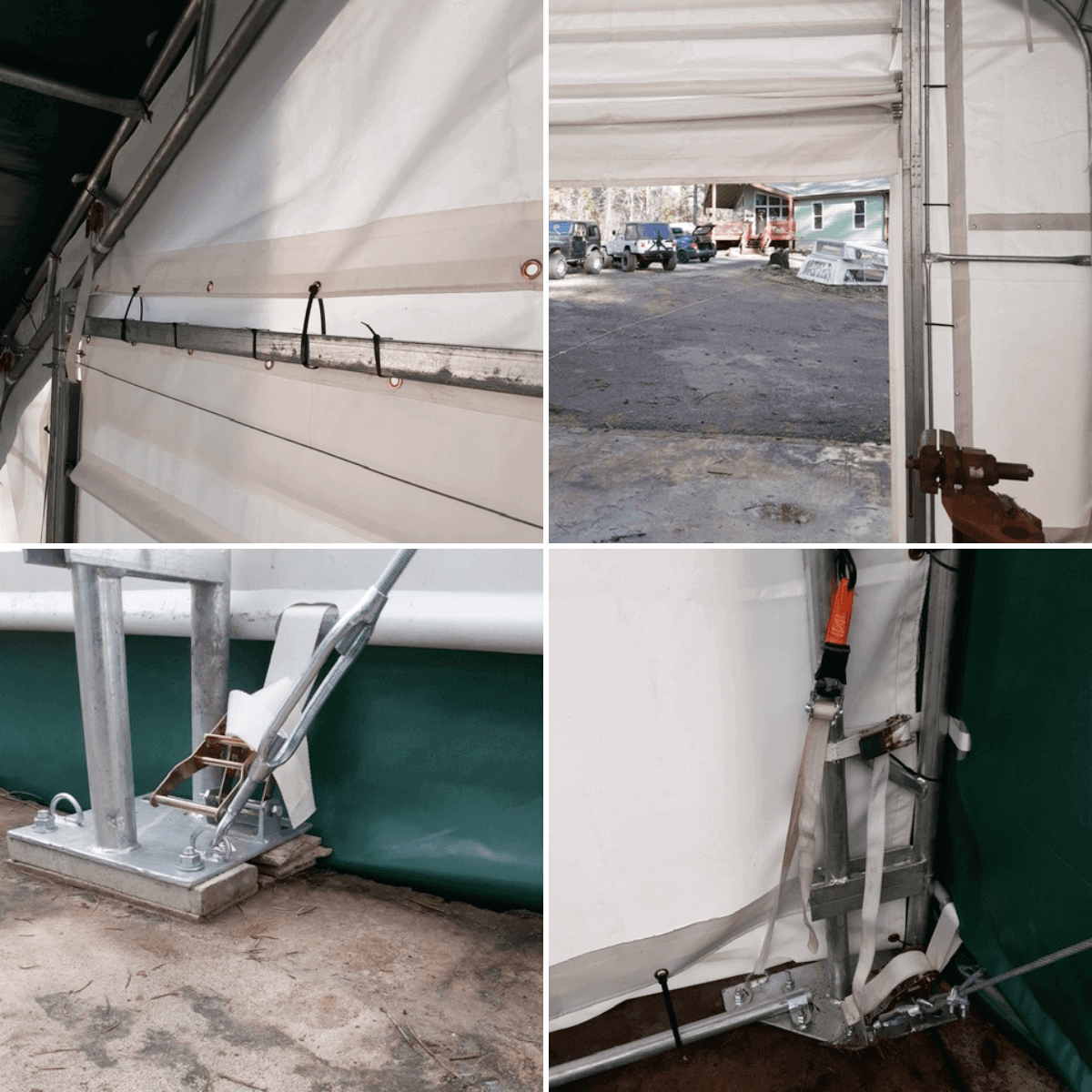 Double Truss Storage Shelter W20'xL40'xH16'