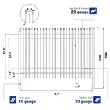 Greatbear 30 Wrought Iron Site Fencing