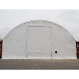 Front cover with Winch door for Shipping Container Canopy Shelter 40'x40'x11'