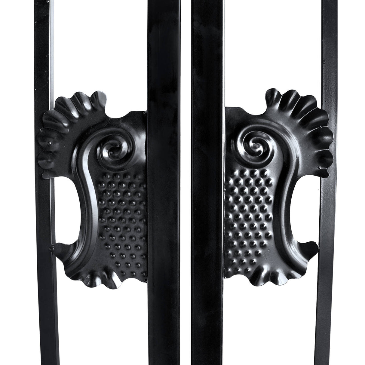 Greatbear Dual Swing Wrought Iron Gate for Driveway
