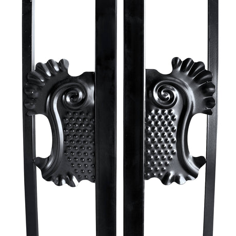 Greatbear Dual Swing Wrought Iron Gate for Driveway
