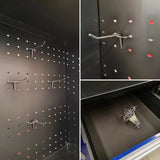 10ft Workbench Cabinet(40 Drawers,1 Pegboard & 2 Cabinets)