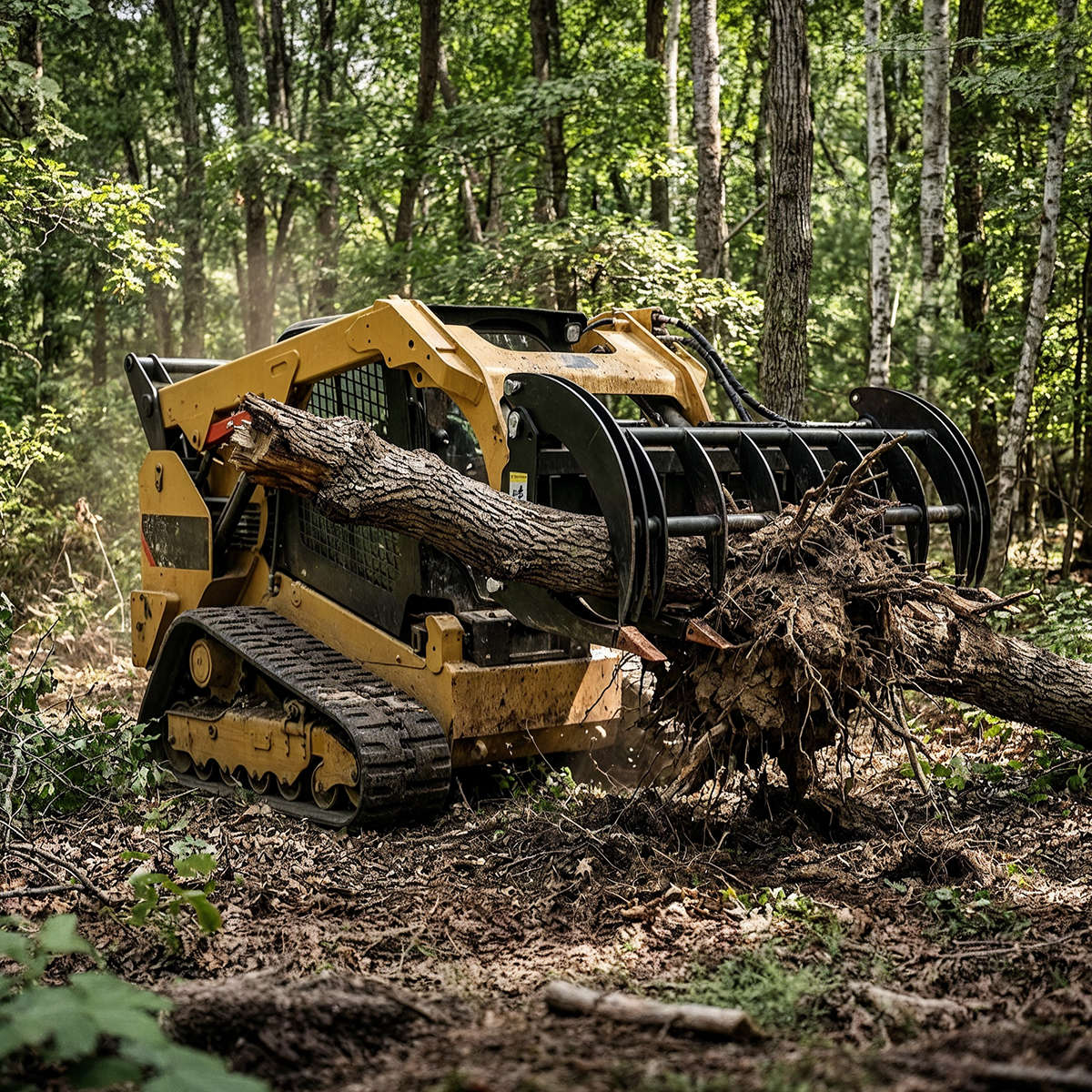 Greatbear 78'' Heavy Root Grapple Rake