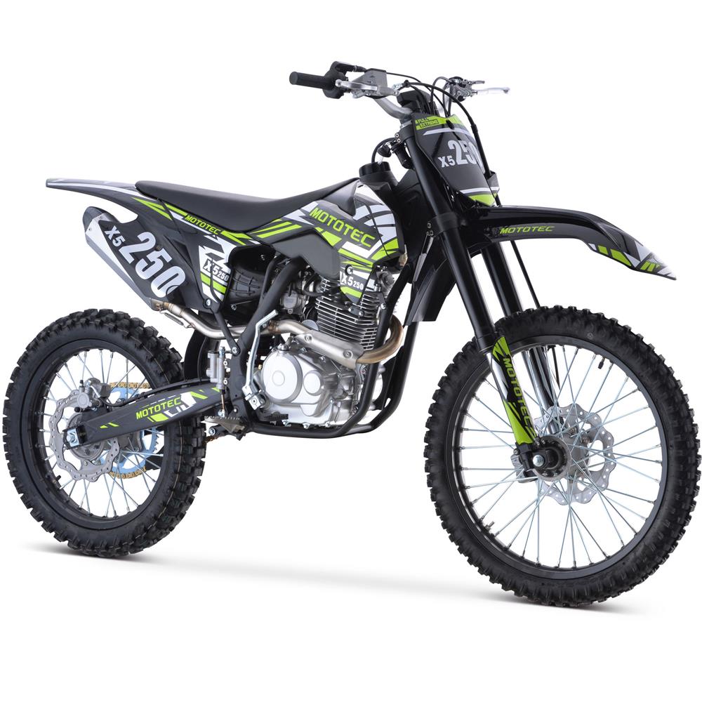 MotoTec | X5 250cc 4-Stroke Gas Dirt Bike