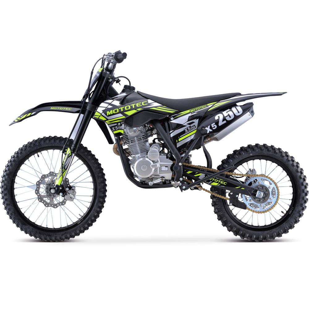 MotoTec | X5 250cc 4-Stroke Gas Dirt Bike