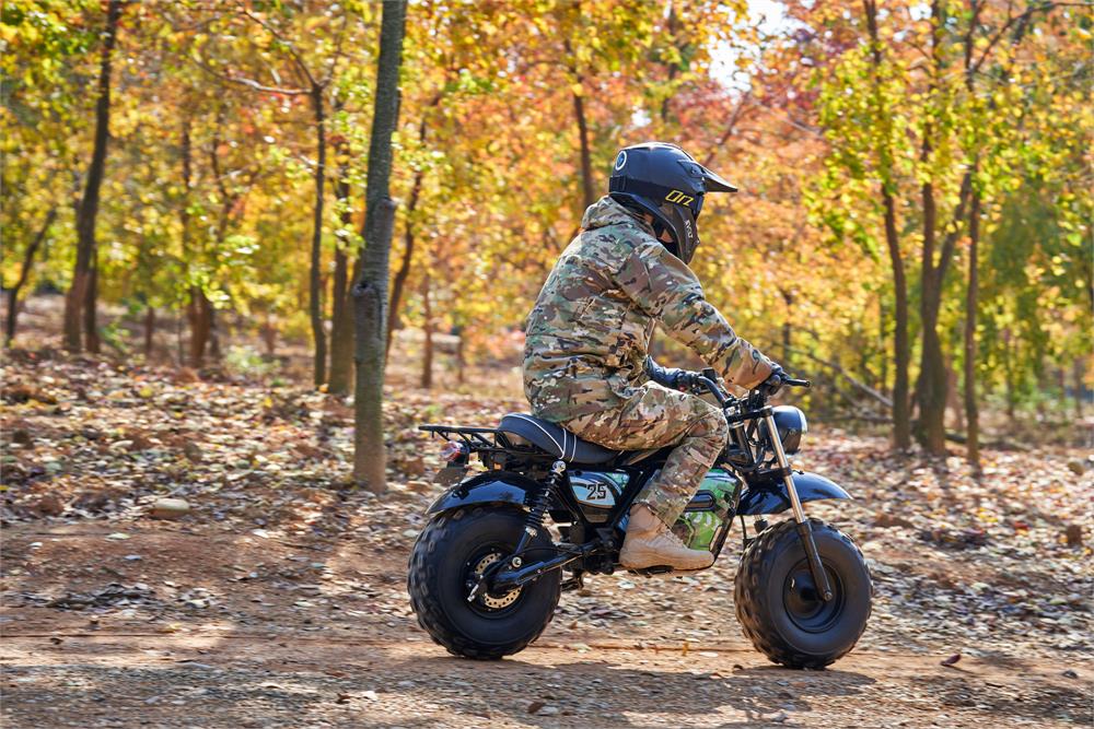 MotoTec | 60V/20Ah 1500W Electric Mini Bike | MT-MiniBike-60v-1500w_Black