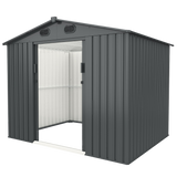 8'x6' Metal Storage Shed