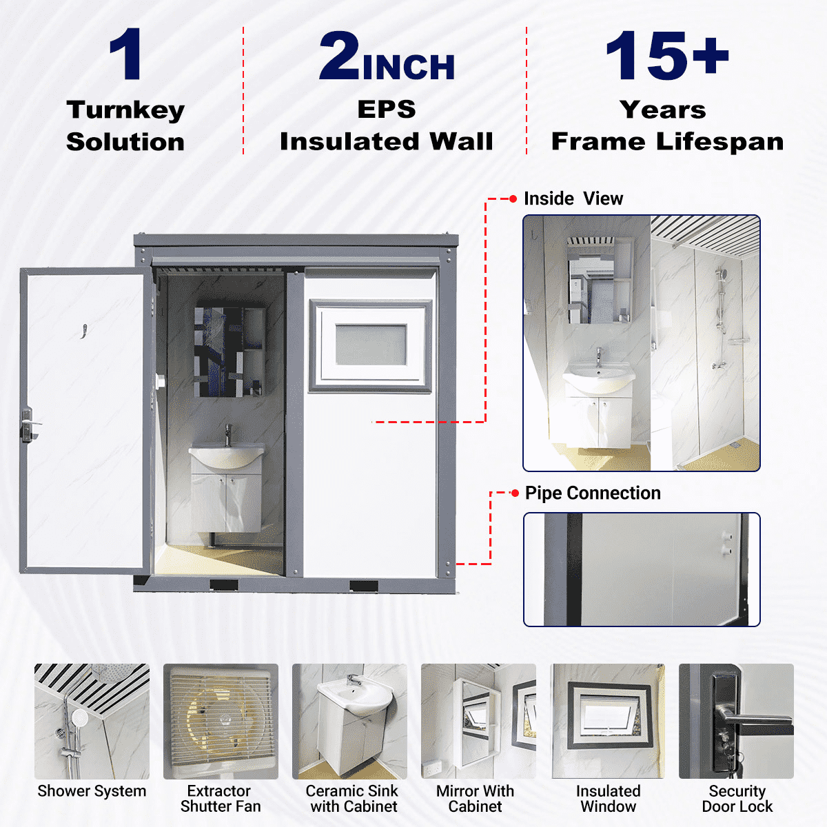 Portable Mobile Shower Room
