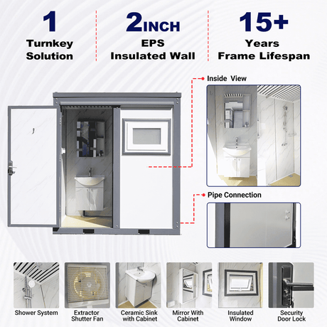 Portable Mobile Shower Room
