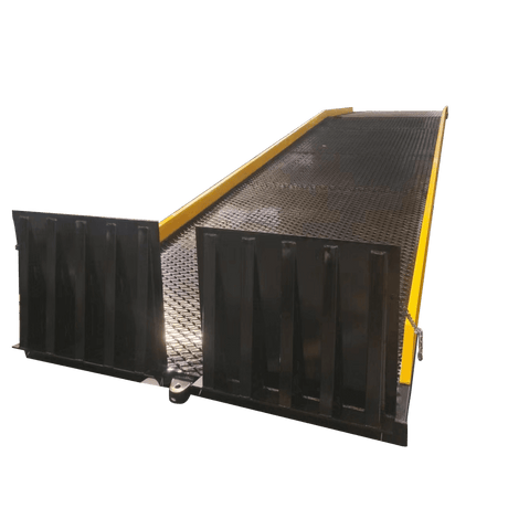 Portable Loading Dock Ramps Yard Ramp - 18,000 lb. Capacity