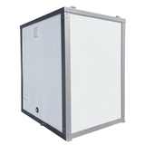 Portable Toilet with Shower Curtain Style