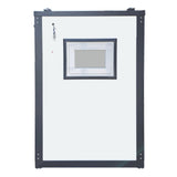 Portable Toilet with Shower Curtain Style