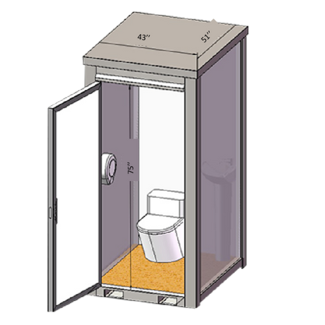 Portable Restroom w/ Sink