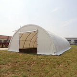 Front/Rear Panel with Roll-up Door for W40'xL80'xH20' Storage Shelter
